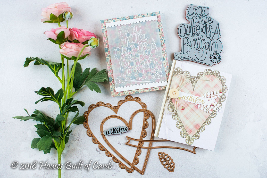 Sew Sweet Collection Inspiration | Cute As A Button Cards with Heather