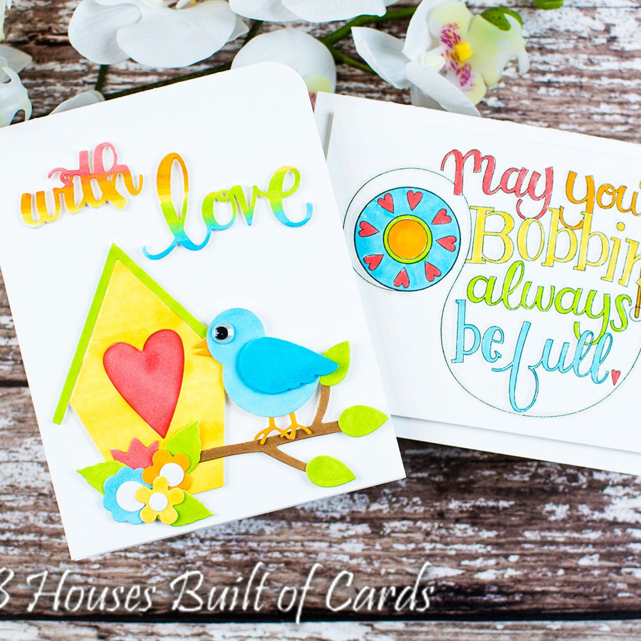 Sew Sweet Inspiration | Colorful Cards with Heather