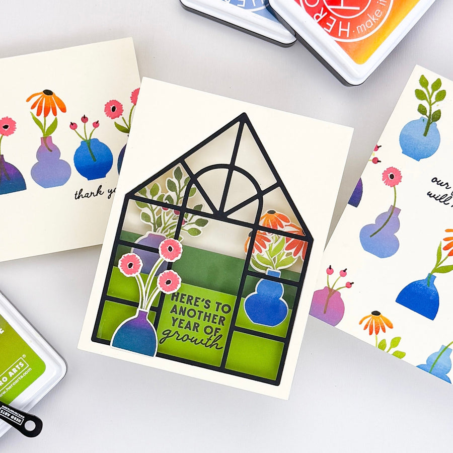 april 2026 stamp & craft ombre floral cards