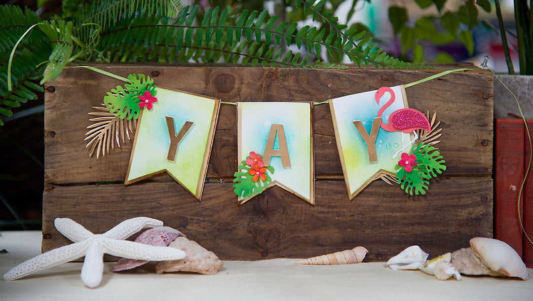 All Strung Out Summer DIY Party Banner