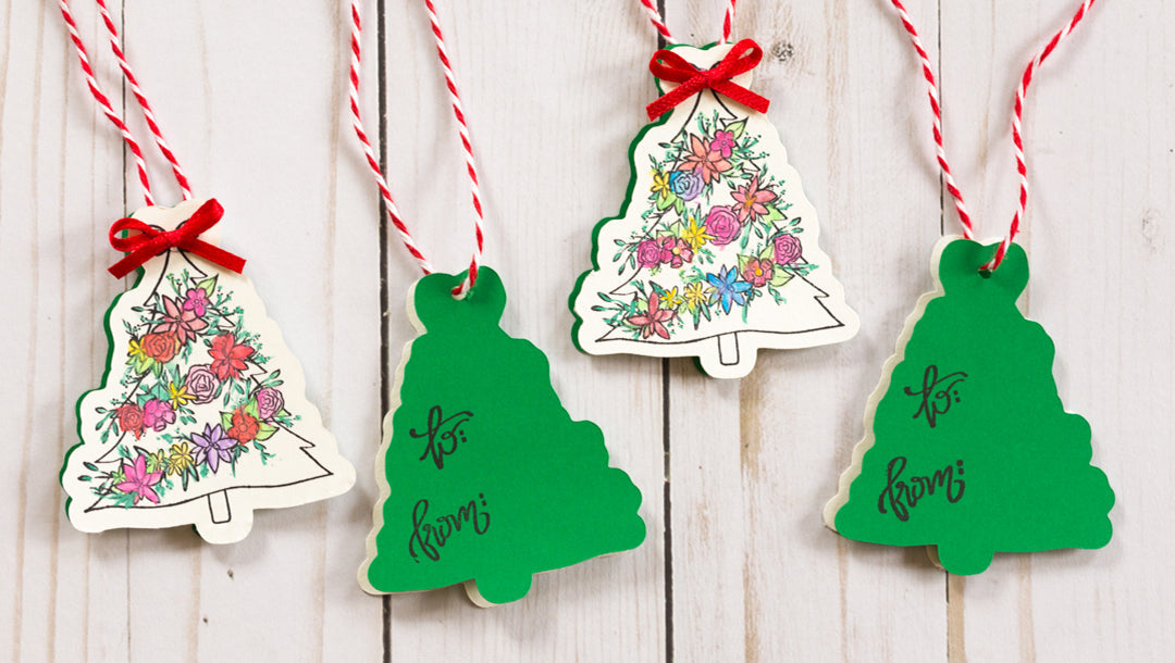 Creating Open Me Holiday Gift Tags