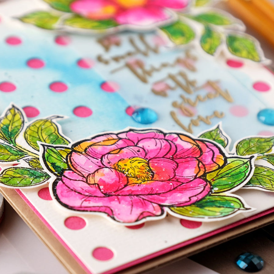 Just Add Color Inspiration | Easy Colored Card with Wanda Guess