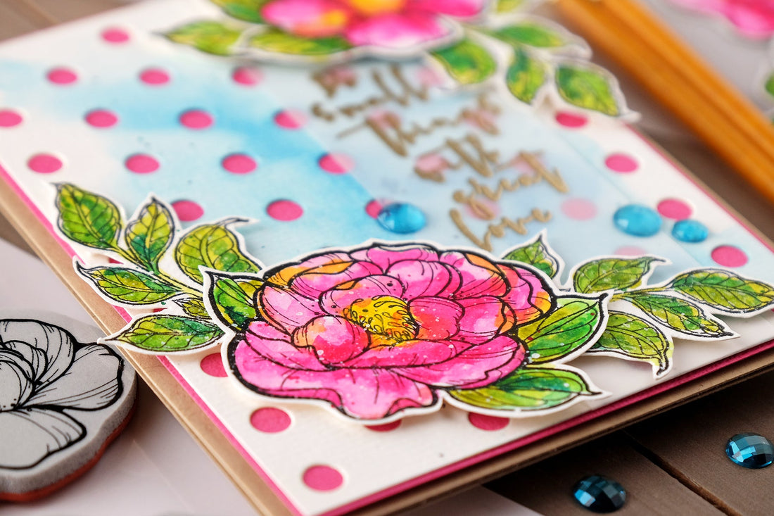Just Add Color Inspiration | Easy Colored Card with Wanda Guess