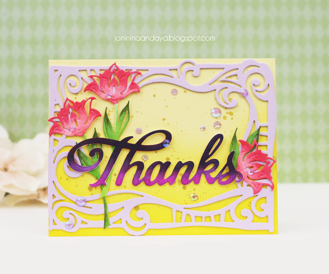 Wings of Love Inspiration | Thank You Card with Joni