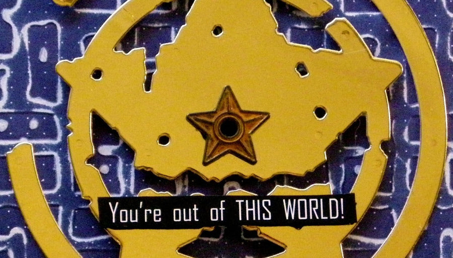 Out Of This World Card with Seth Apter's New Dies