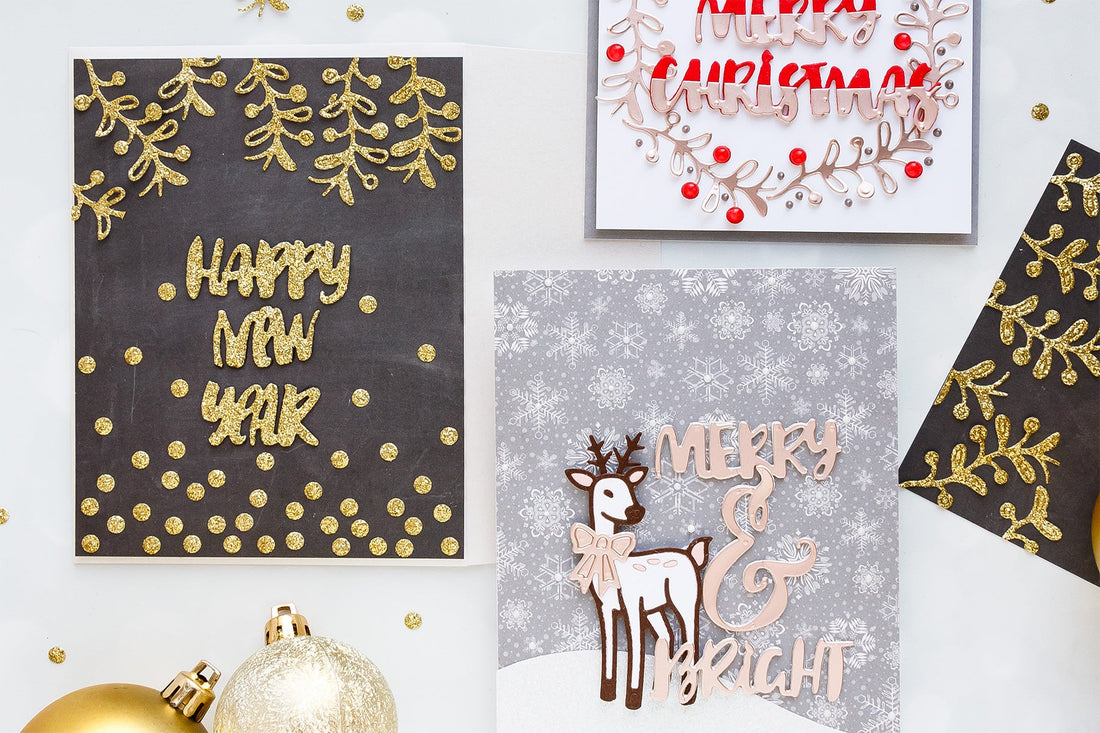 November Small Die of the Month is Here – Holiday Greetings!