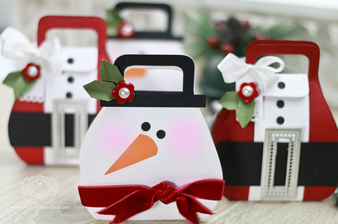 Adorable Holiday Character Gift Bags in under 10 Minutes