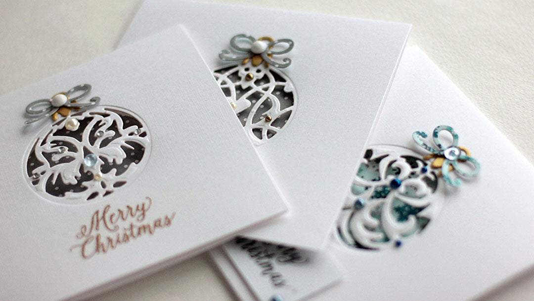Holiday Ornaments Cards with Elena
