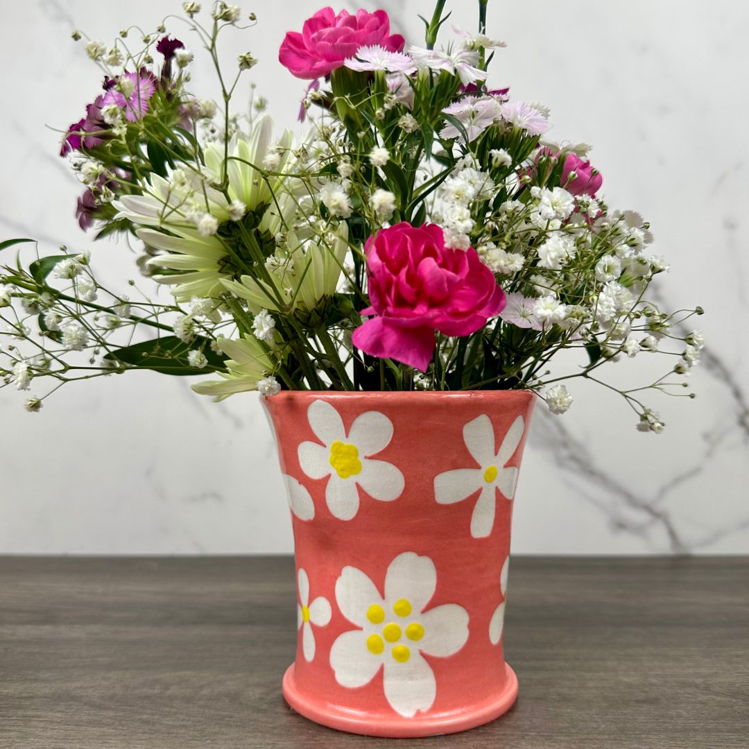 Clever Crafts: Floral Ceramic Cup
