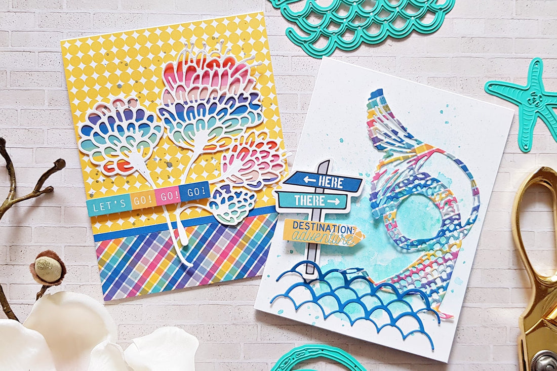 Jane Davenport Artomology | Colorful Mixed Media Cards with Zsoka Marko