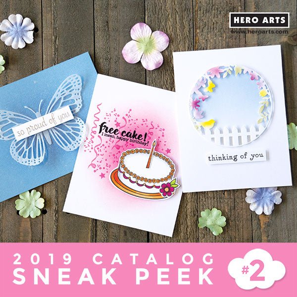 2019 Catalog Sneak Peek #2 + Giveaway - Hero Arts