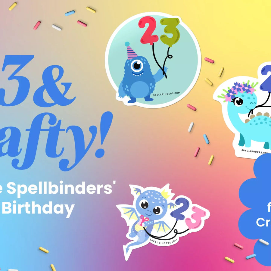 Spellbinders 23rd & Crafty Birthday Blog Hop & Giveaway (Now Closed)