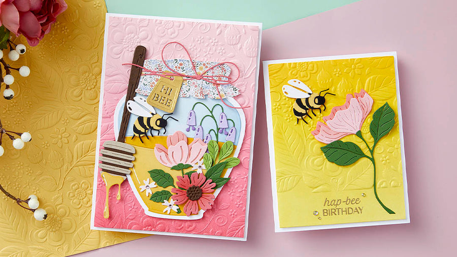 January 2024 3D Embossing Folder of the Month Preview & Tutorials – Efflorescent Flora