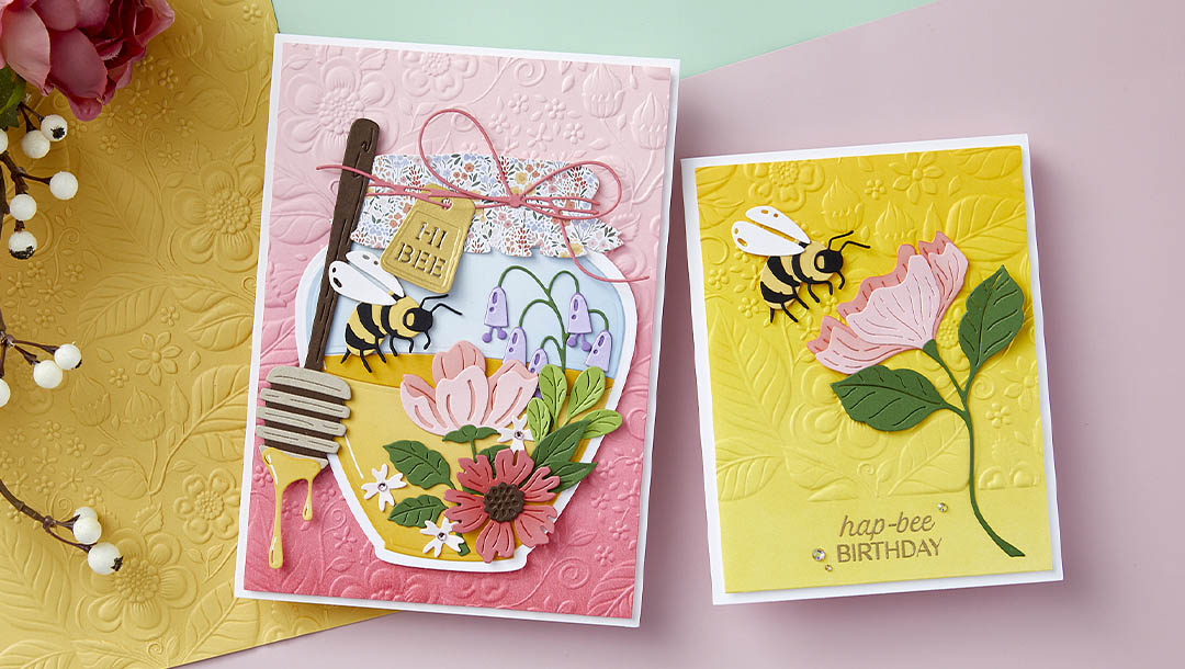 January 2024 3D Embossing Folder of the Month Preview & Tutorials – Efflorescent Flora