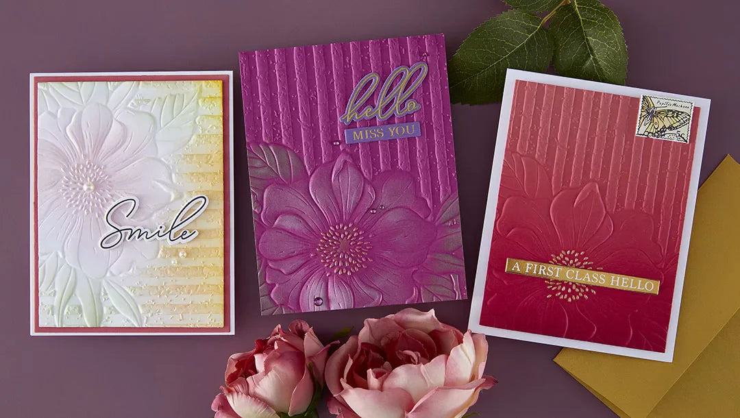 January 2026 3D Embossing Folder of the Month Preview & Tutorials – Cottage Wall