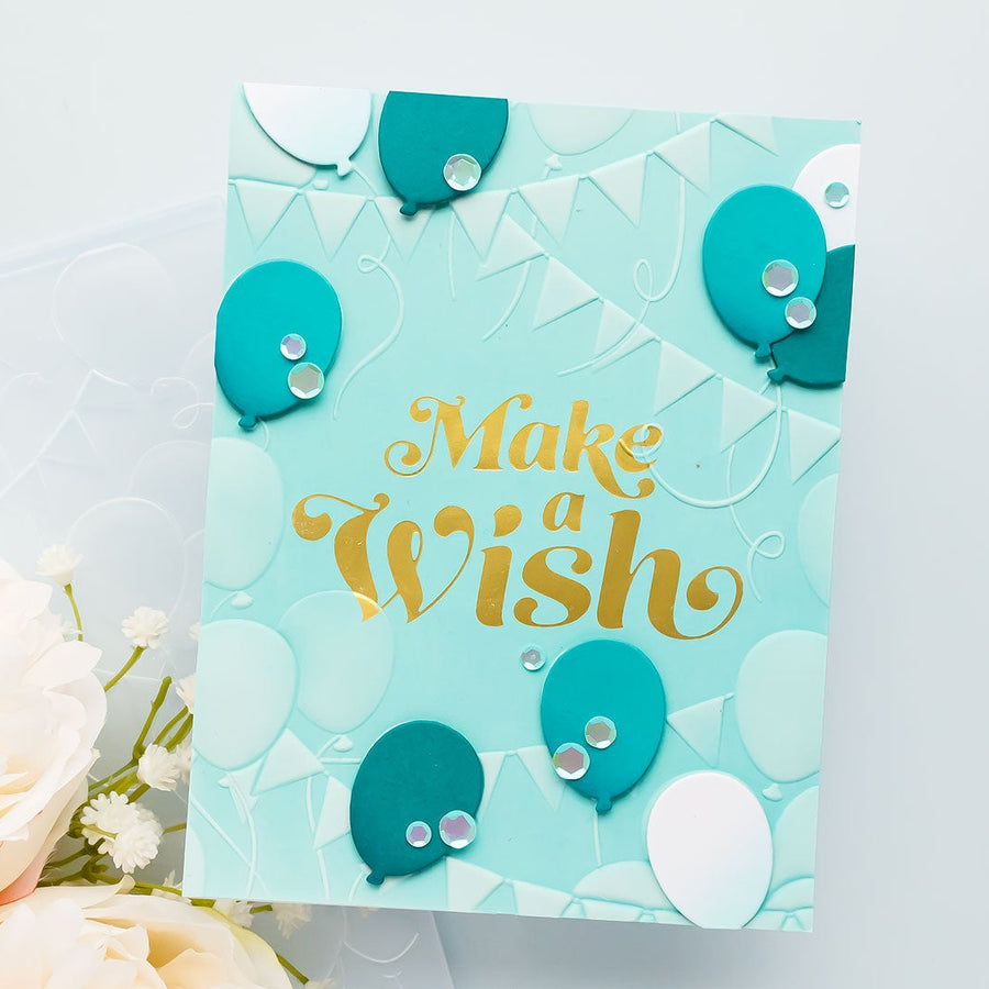 May 2023 3D Embossing Folder of the Month Preview & Tutorials – Balloons & Banners