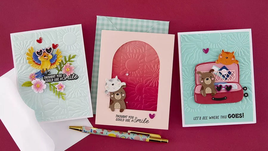 May 2026 3D Embossing Folder of the Month Preview & Tutorials – Radiant Day