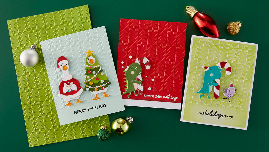 October 2026 3D Embossing Folder of the Month Preview & Tutorials – Holiday Check