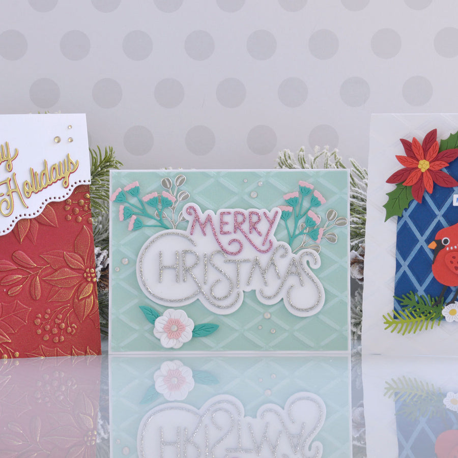 Holiday 3D Embossing Folders Collection – Card Inspiration with Annie Williams