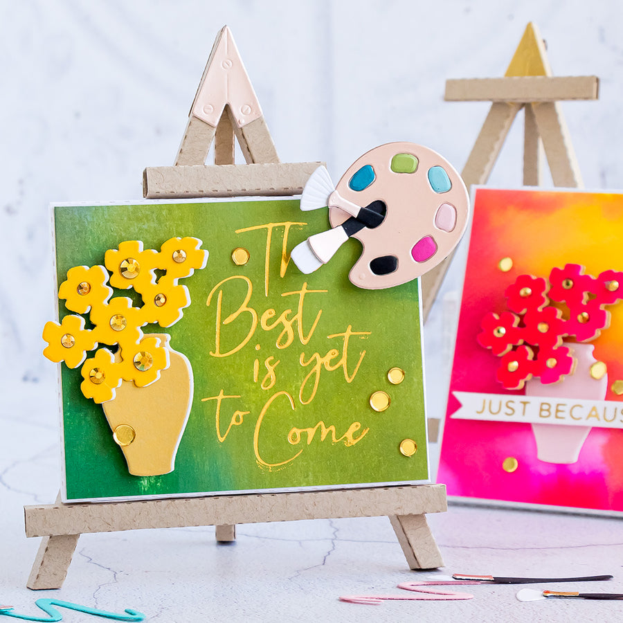 August 2020 Large Die of the Month is Here – 3D Still Life Easel & Canvas