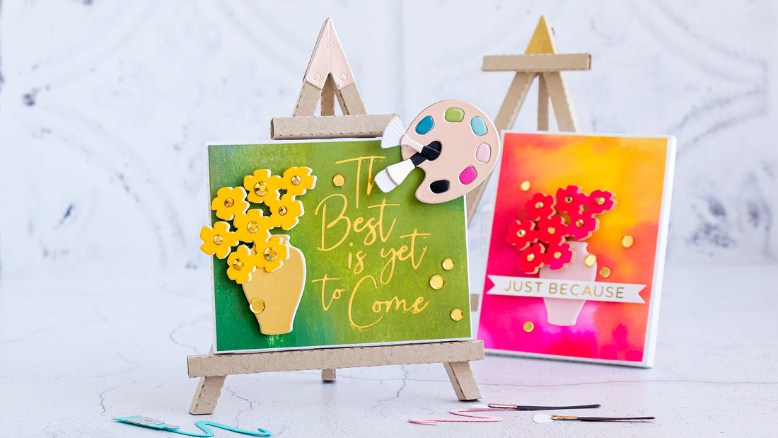 August 2020 Large Die of the Month is Here – 3D Still Life Easel & Canvas