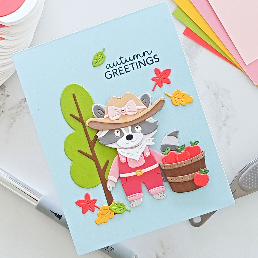 How to Make a Die-Cut Autumn Scene Card | Spellbinders