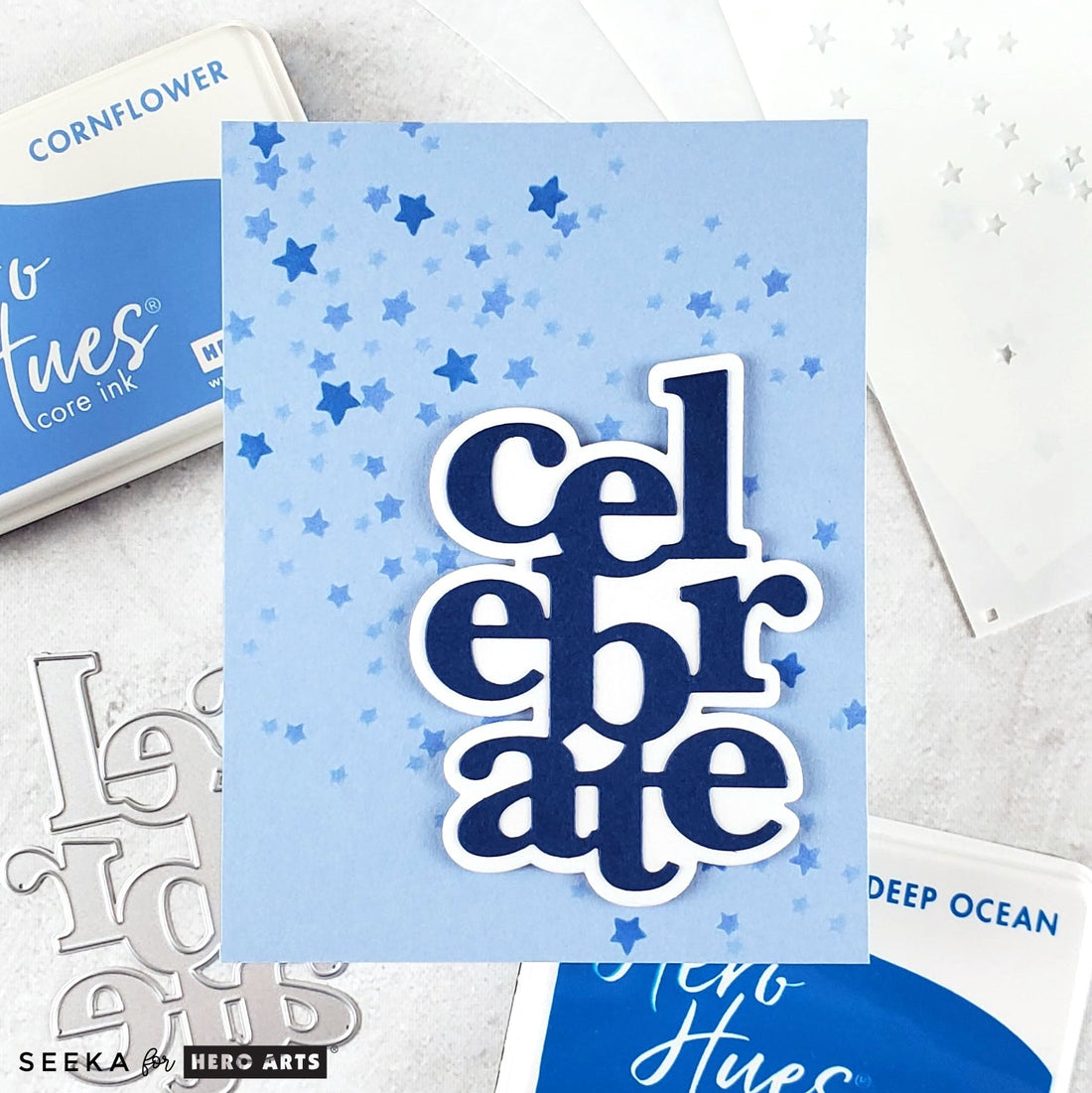 Easy Starry Birthday Card
