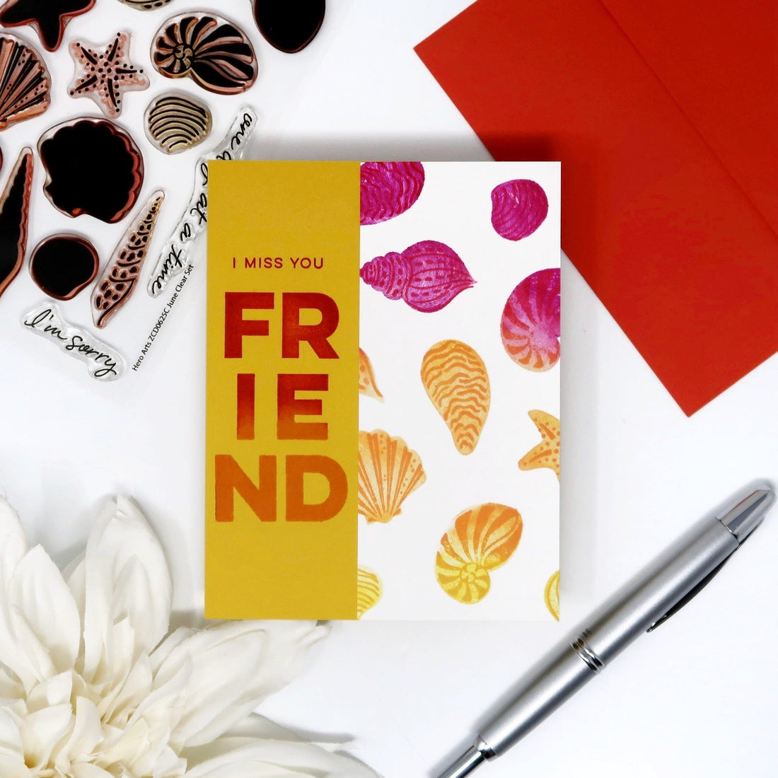Ombré Inking with Layering Stamps