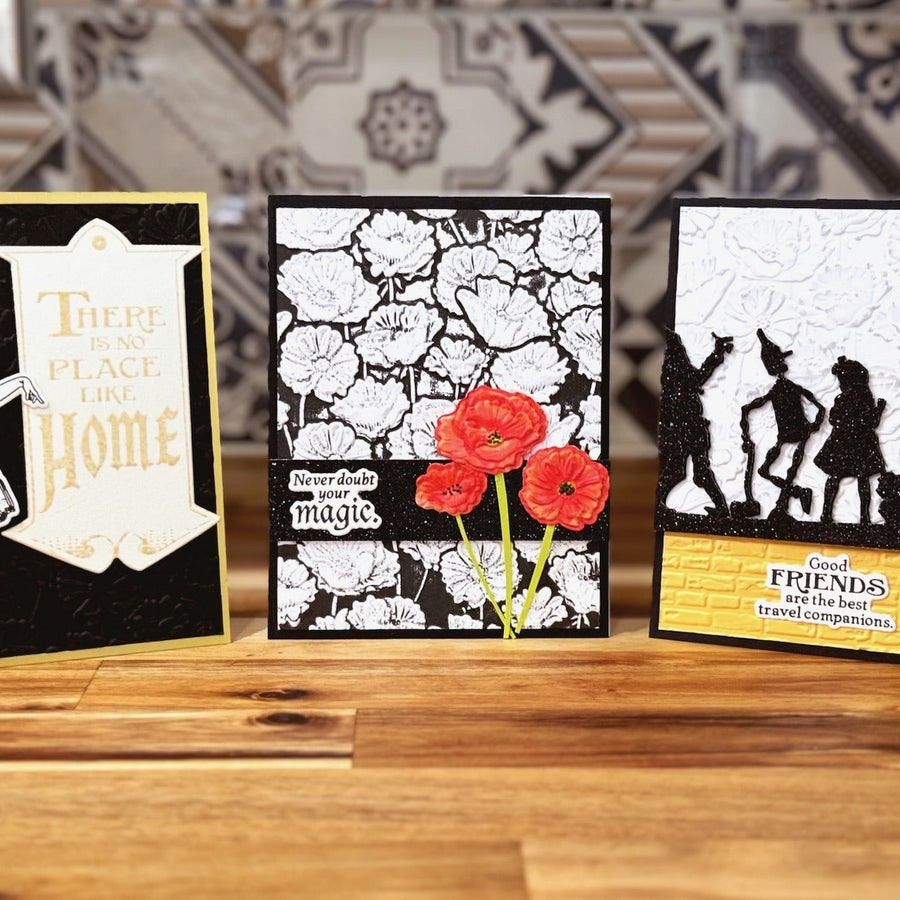 The Wonderful Land of Embossing Folders (in Oz, of course!)