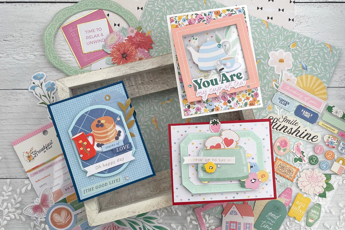 From Quick Cards to Interactive Designs | Breakfast in Bed Card Tutorials