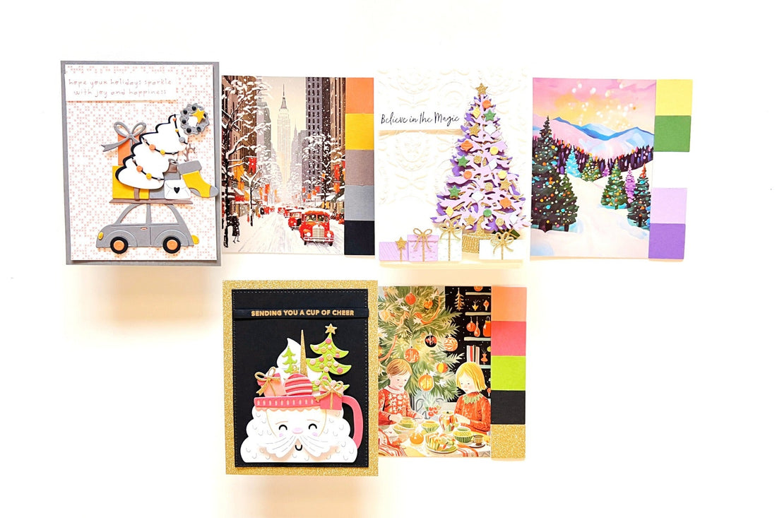 Colorful and Nontraditional Christmas Colors with the Holiday DIY Color Deck Expansion Pack