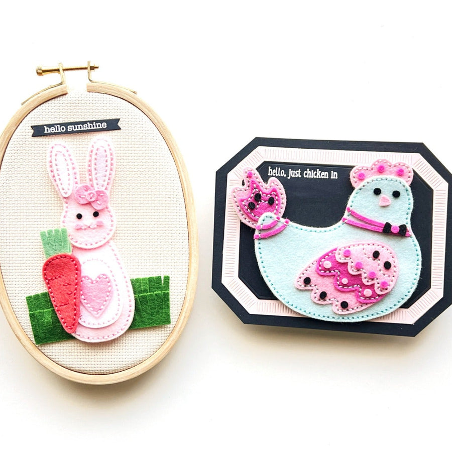 Hoppy Spring Featuring Nichol Spohr’s - Spring Felt Stitch & Create with Amy Tsuruta