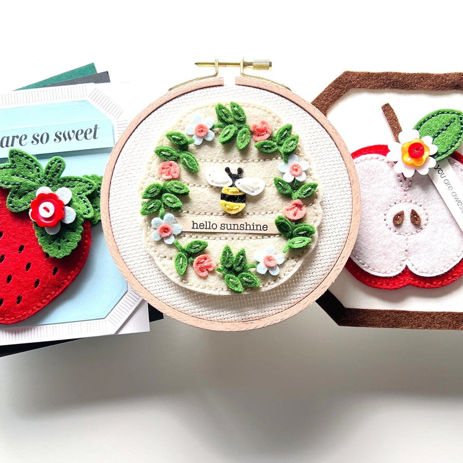 Honey and Fruit: One Stitch at a Time