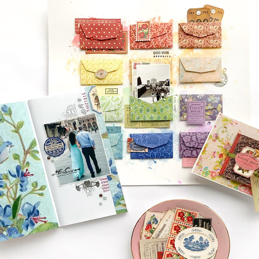 Memory Keeping with Cathe Holden Flea Market Collection with Angela Tombari