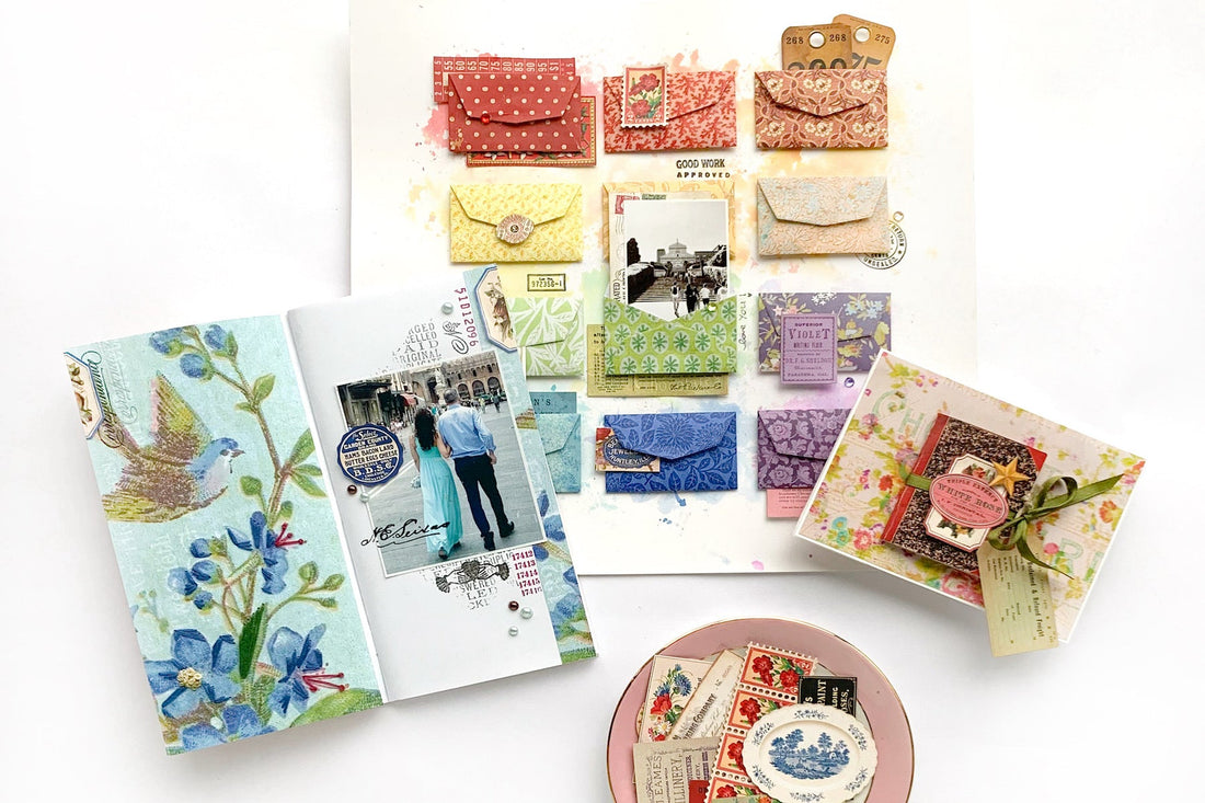 Memory Keeping with Cathe Holden Flea Market Collection with Angela Tombari