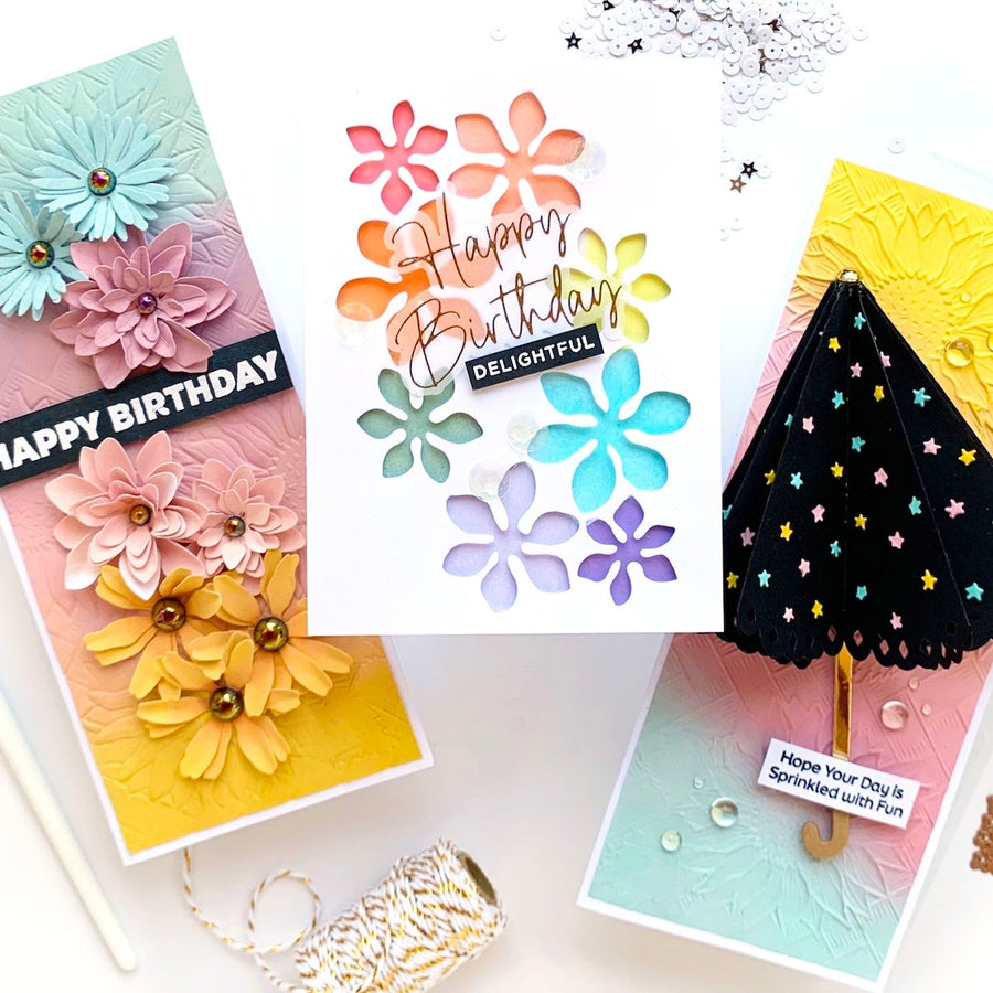 Fall Birthday Cards with The Birds & Bees Garden Collection