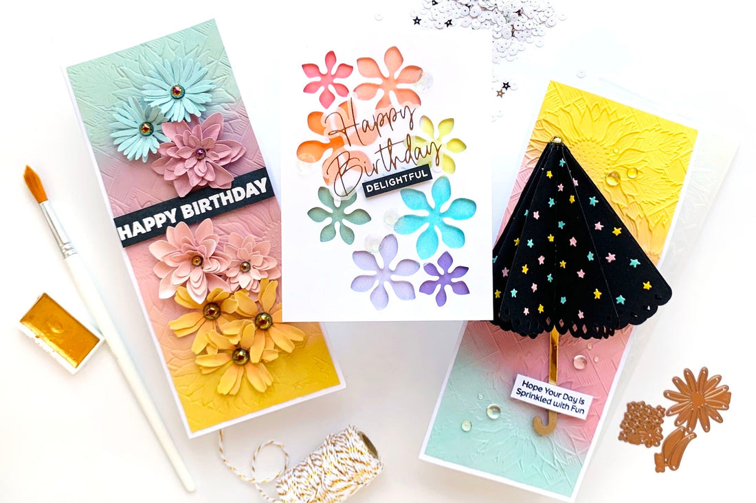 Fall Birthday Cards with The Birds & Bees Garden Collection