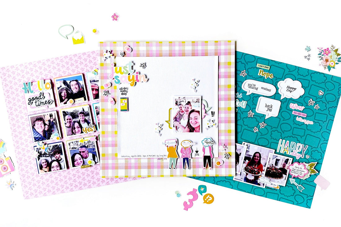 Playful, Bright and Oh-so-fun: Scrapbooking With “Just Sayin’”