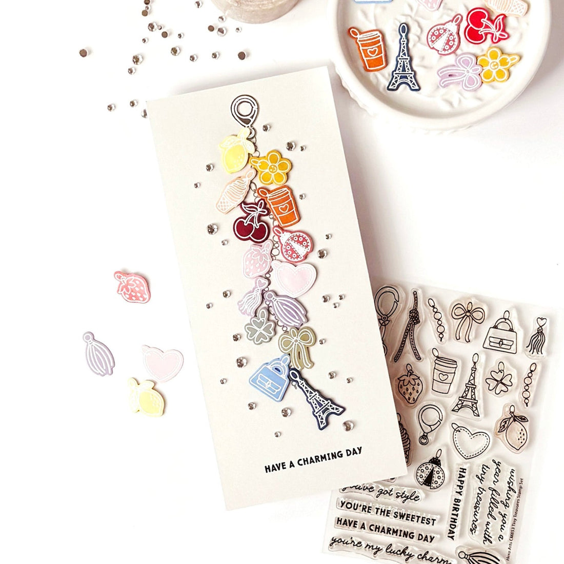 magnetic charms card