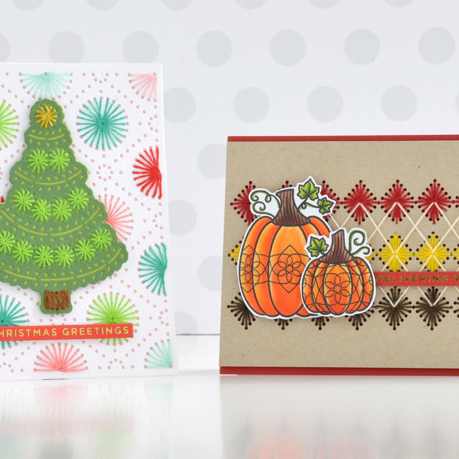 Merry Stitchmas Collection – Stitched Card Inspiration with Annie Williams