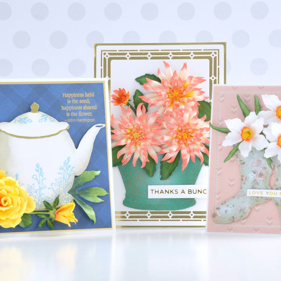 Susan’s Garden Club Collection – Floral Card Trio with Annie Williams