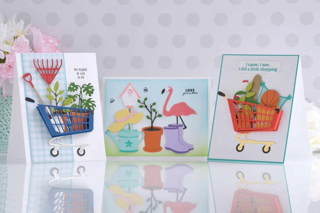 Shopping Cart Cards 3 Ways Annie Williams