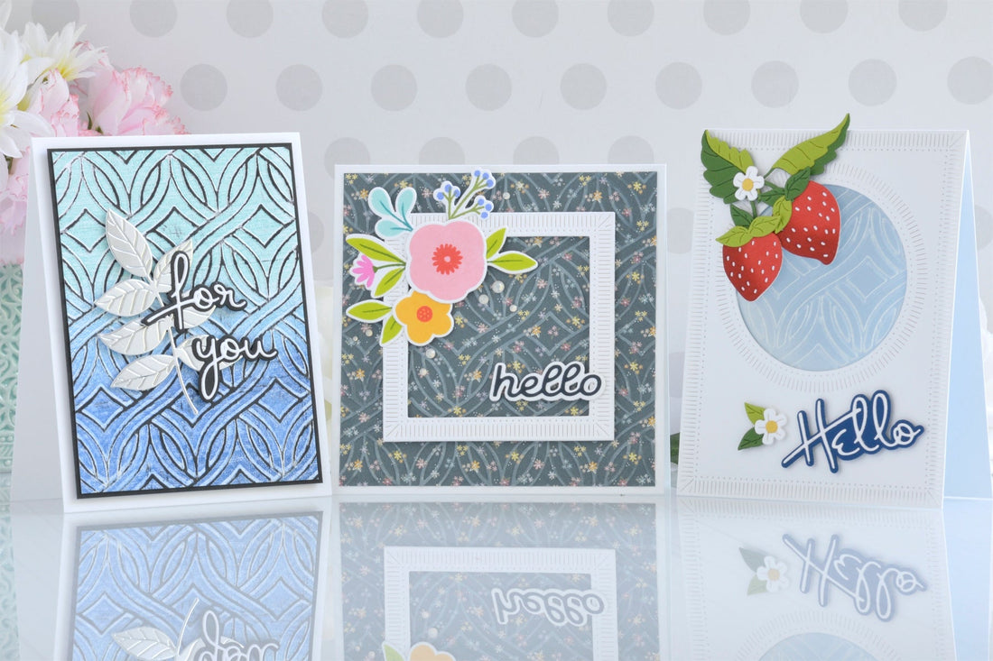 August 2022 Embossing Folder of the Month Kit – Card Inspiration with Annie Williams