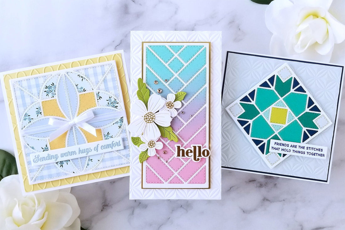 Colorful Paper Quilt Cards