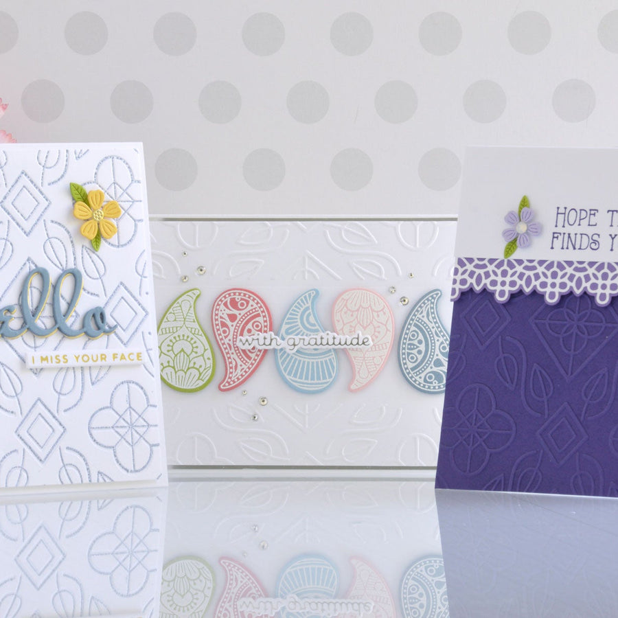 Embossing Folder of the Month Kit – Card Inspiration with Annie Williams