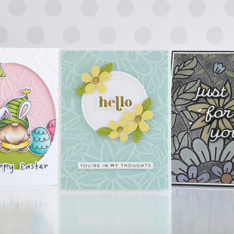 March 2022 Embossing Folder of the Month Kit – Card Inspiration with Annie Williams