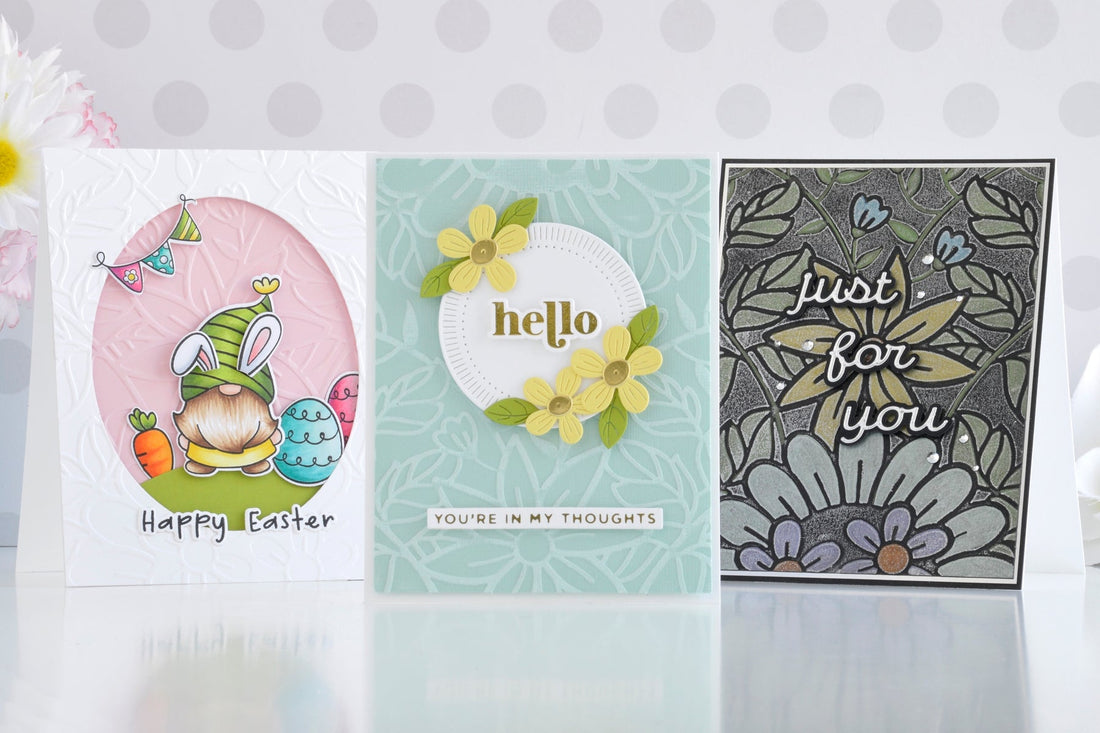March 2022 Embossing Folder of the Month Kit – Card Inspiration with Annie Williams