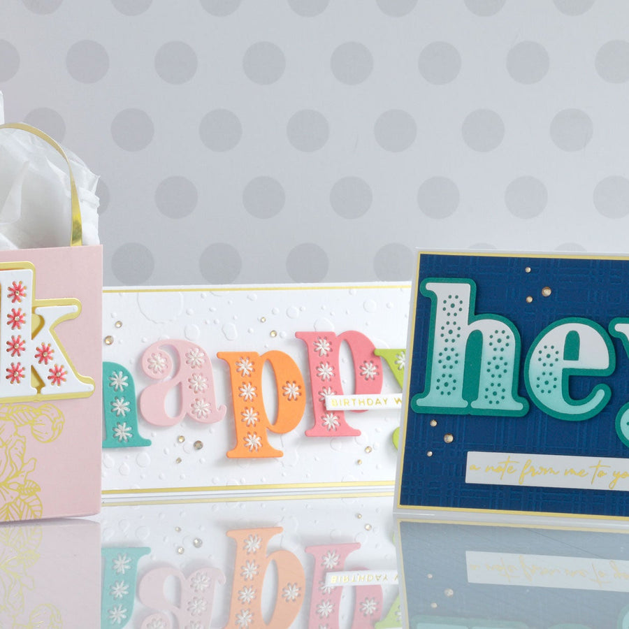 Stitched Alphabet Collection – Personalized Cards & Gifts with Annie Williams