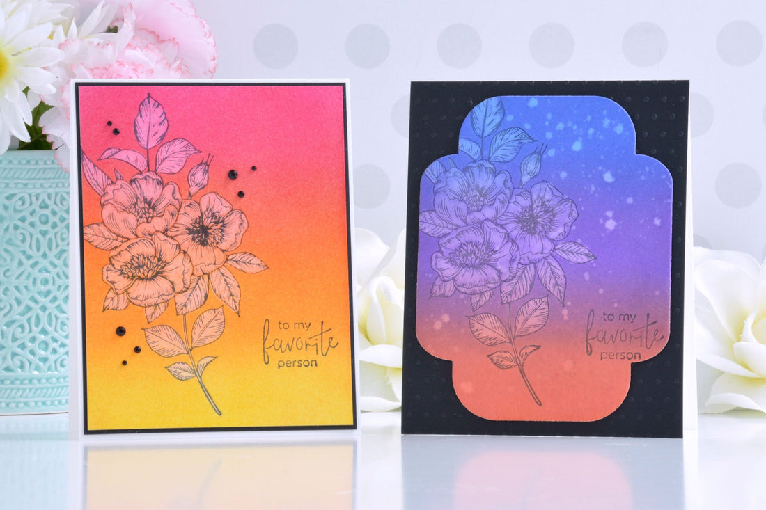 Faux-Bleached Letterpress Cards with Annie Williams