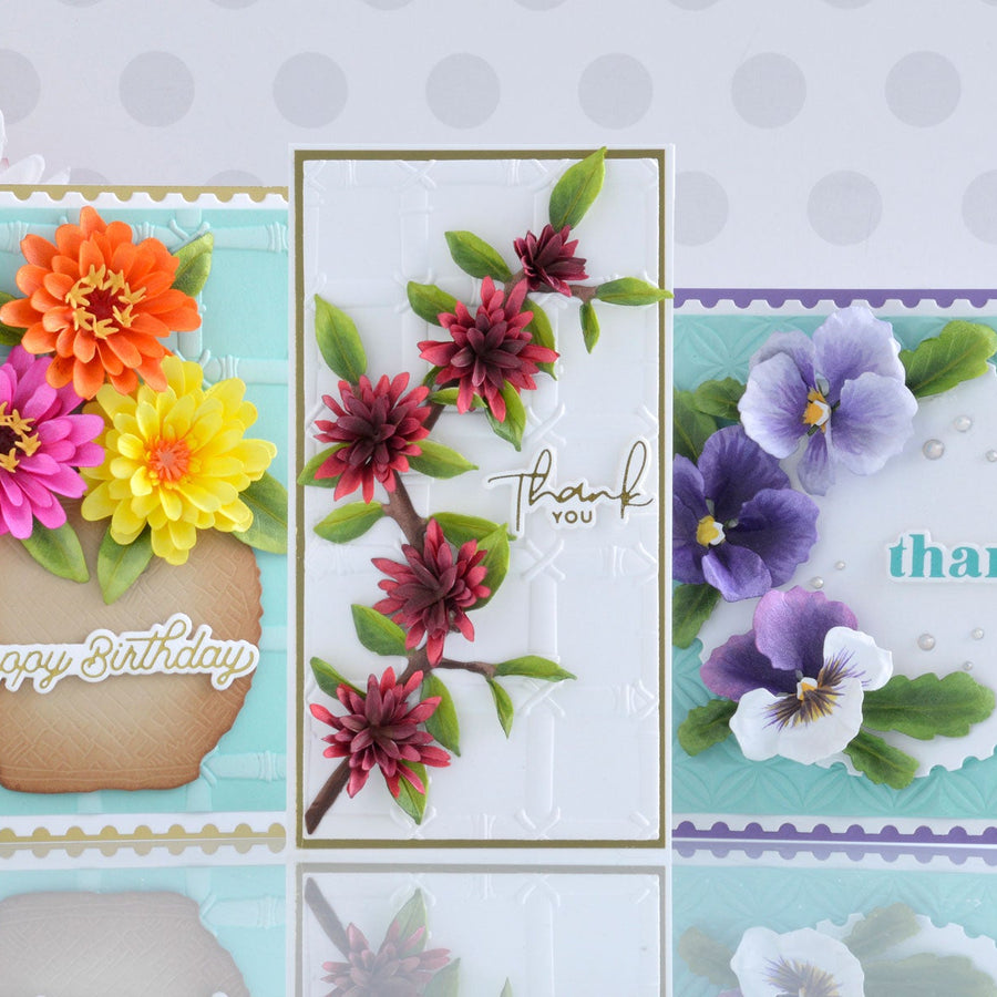 The Painter’s Garden Collection – Spring Paper Flower Card Ideas